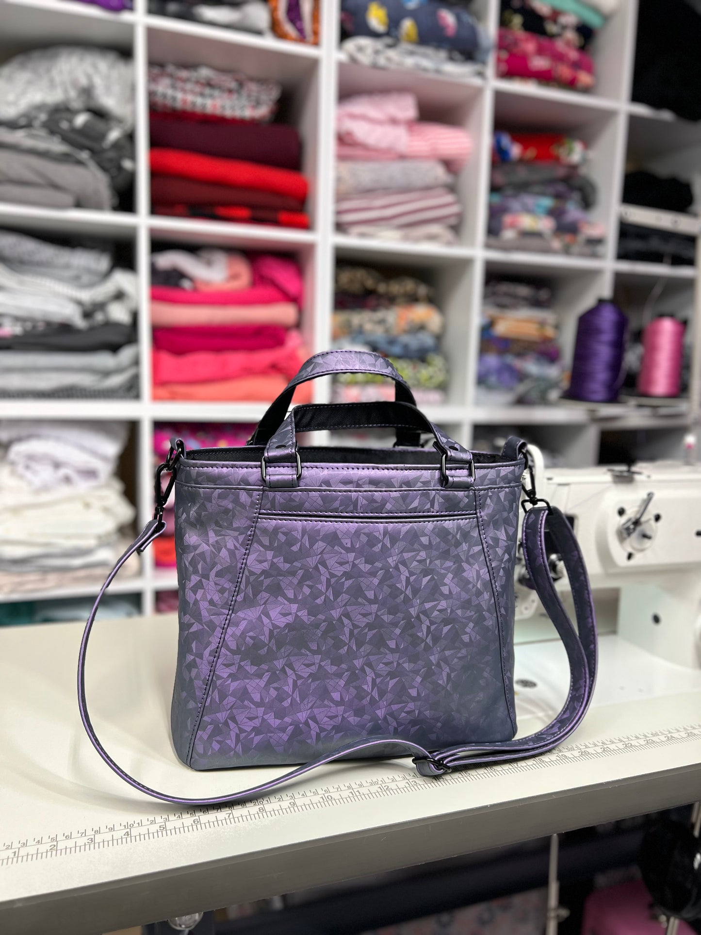 Purple Apothecary Tote
