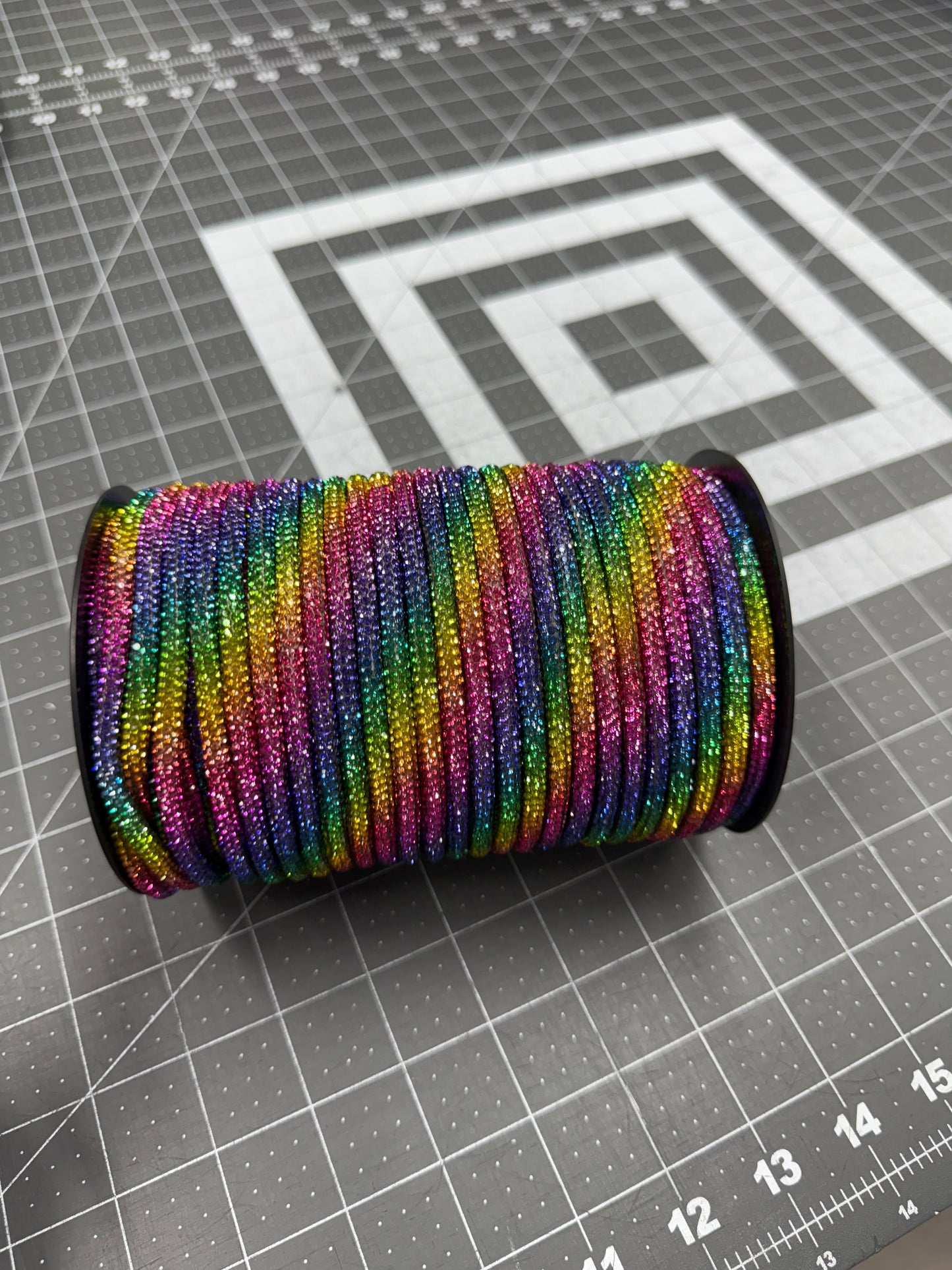 Rhinestone Drawstring Cord
