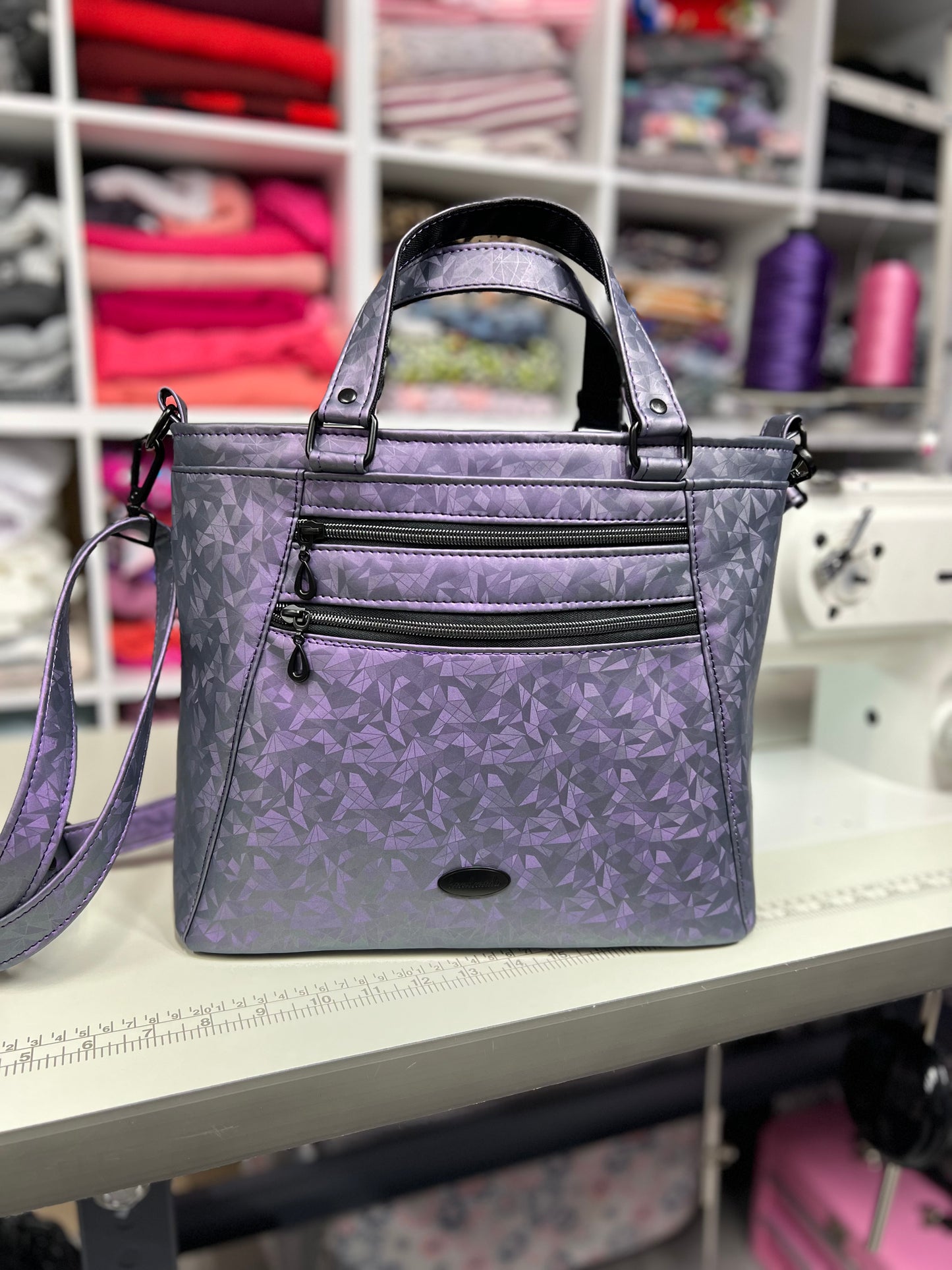 Purple Apothecary Tote