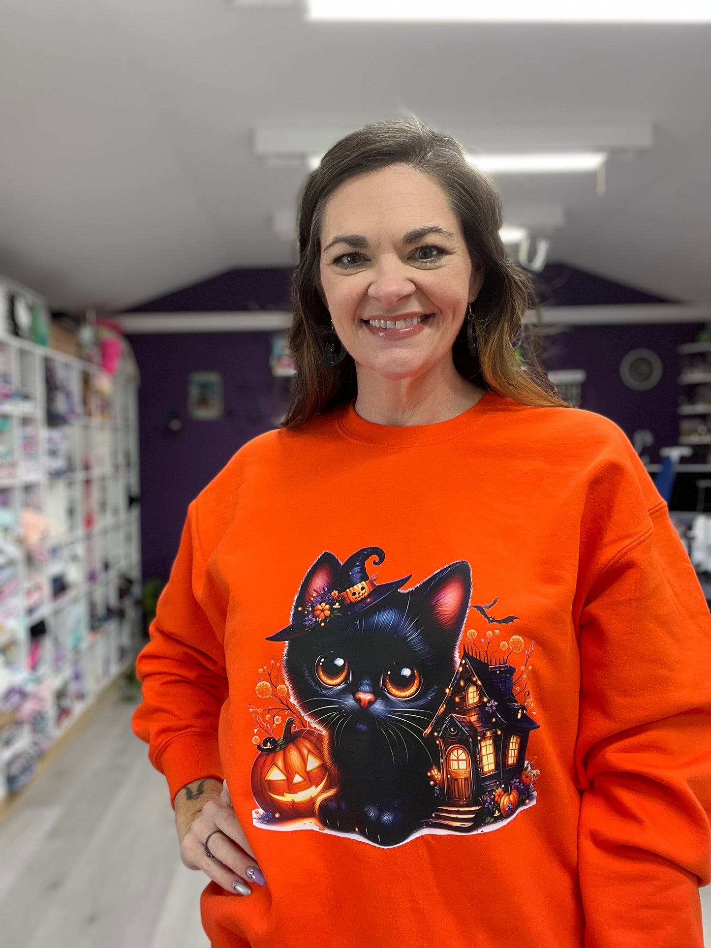 Haunted Kitty sweatshirt