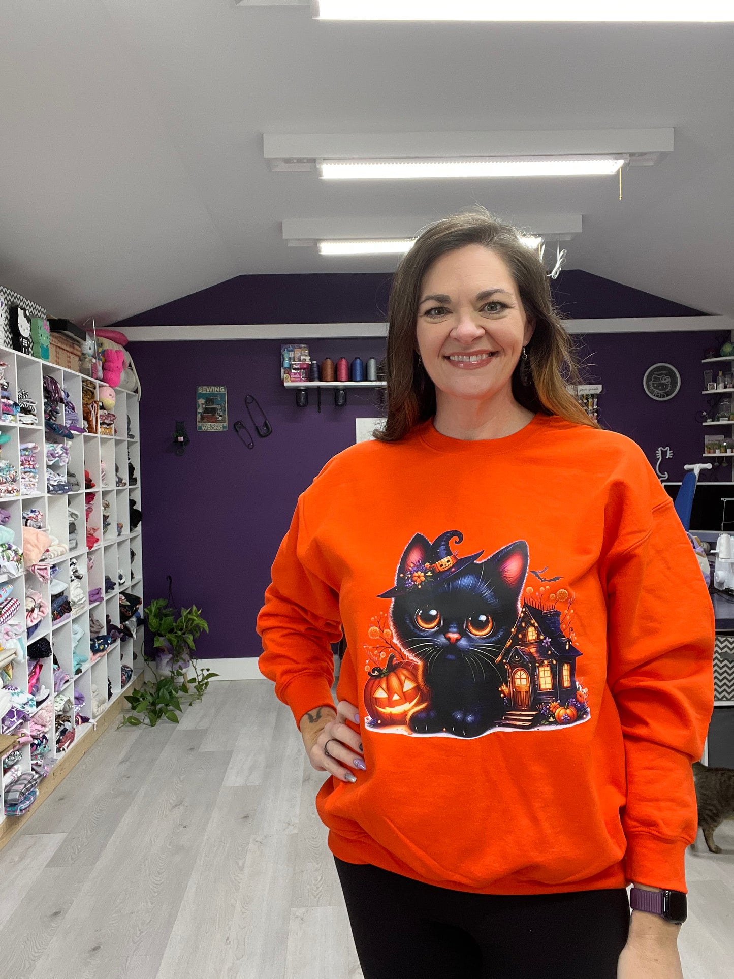 Haunted Kitty sweatshirt