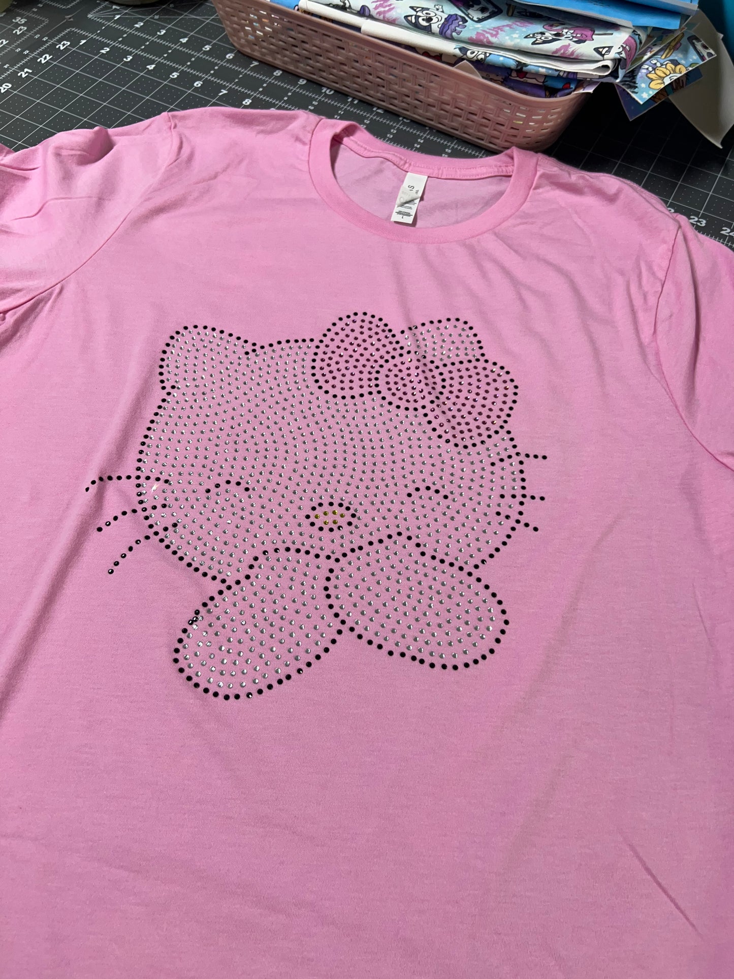 Kitty Rhinestone Tee